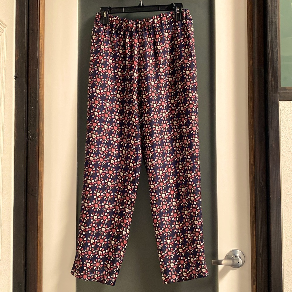 Raquel Allegra Silk Printed Pants
